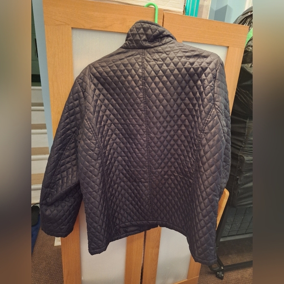Jane Ashley Women's Quilted Black Jacket Size 14 - Picture 6 of 6
